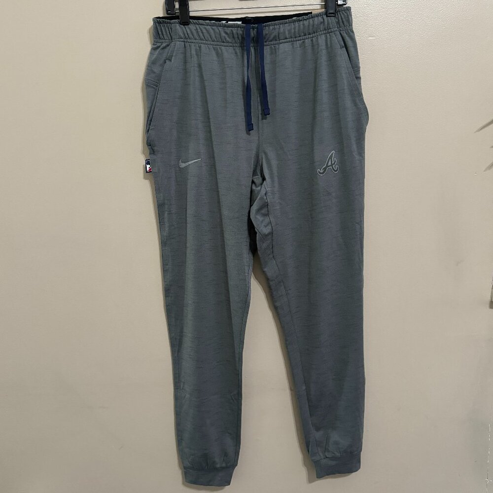 Nike MLB Atlanta Braves Authentic Collection Travel Pants Men Size NEW RARE
